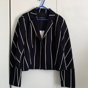 Who What Wear Striped Blazer Size 1X NWT